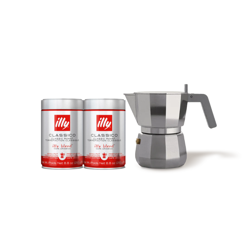 Alessi Moka Pot & Coffee Bundle