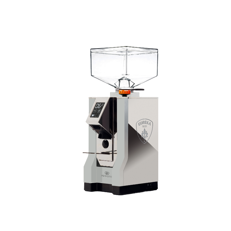 Eureka Mignon Perfetto 50E 17NX Grinder- Polished natural silver