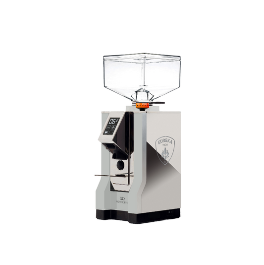 Eureka Mignon Perfetto 50E 17NX Grinder- Polished natural silver