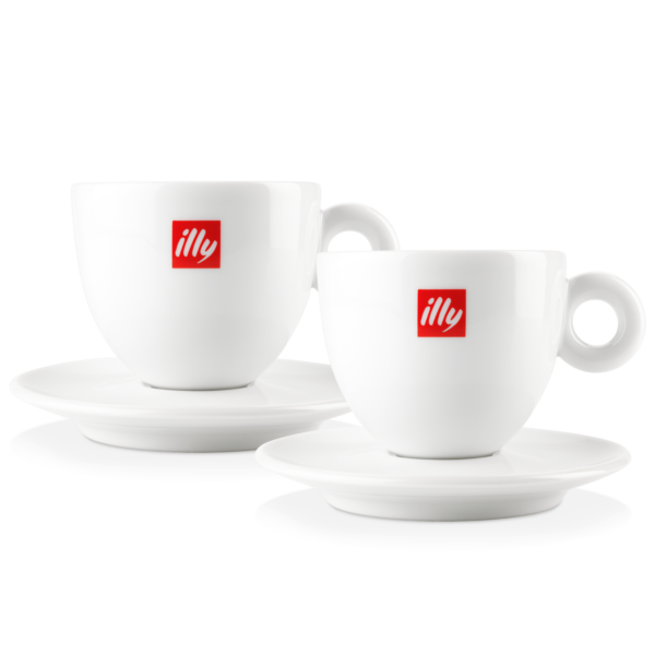 illy Logo Cappuccino 咖啡杯  2件裝